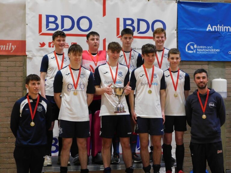Under 18 Boys win Ulster Indoor tournament – again!
